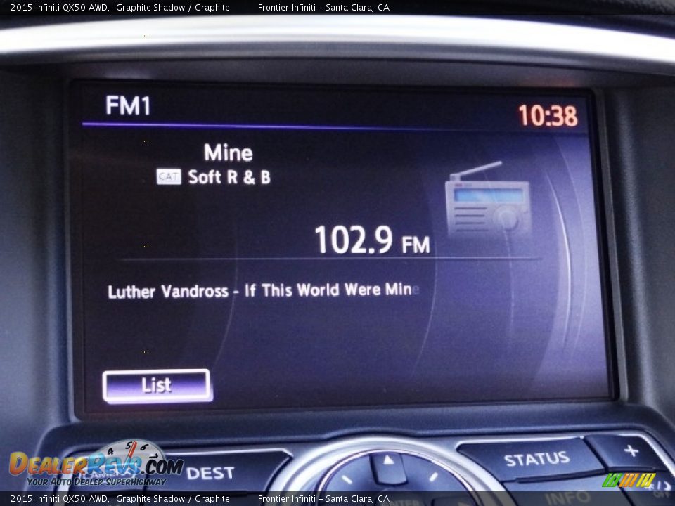 2015 Infiniti QX50 AWD Graphite Shadow / Graphite Photo #28