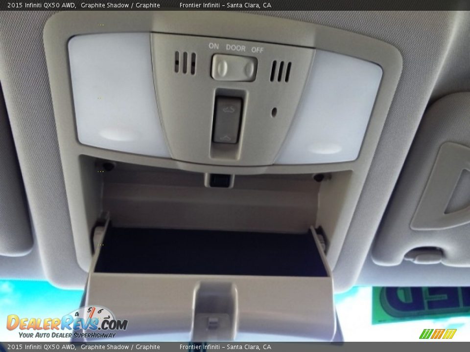 2015 Infiniti QX50 AWD Graphite Shadow / Graphite Photo #31