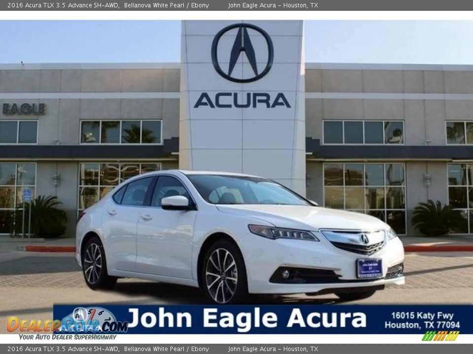 2016 Acura TLX 3.5 Advance SH-AWD Bellanova White Pearl / Ebony Photo #1