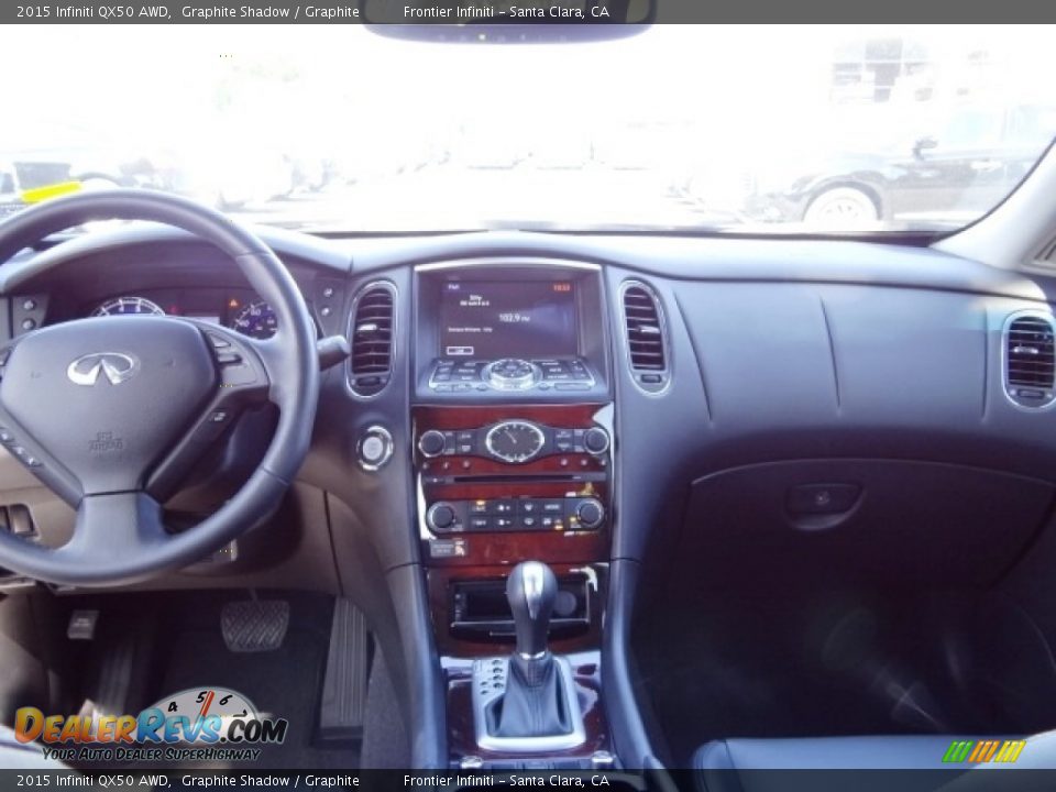 2015 Infiniti QX50 AWD Graphite Shadow / Graphite Photo #35