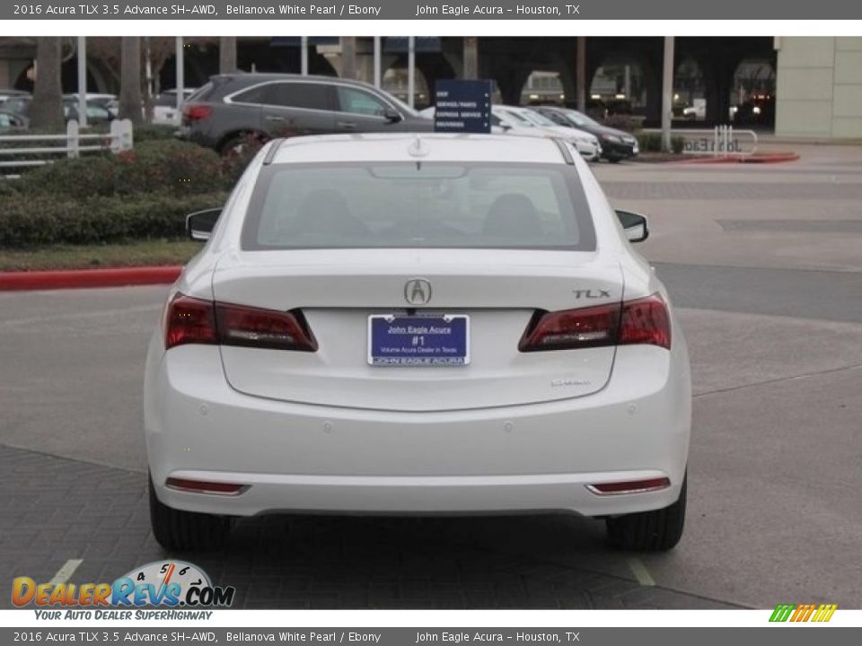 2016 Acura TLX 3.5 Advance SH-AWD Bellanova White Pearl / Ebony Photo #6
