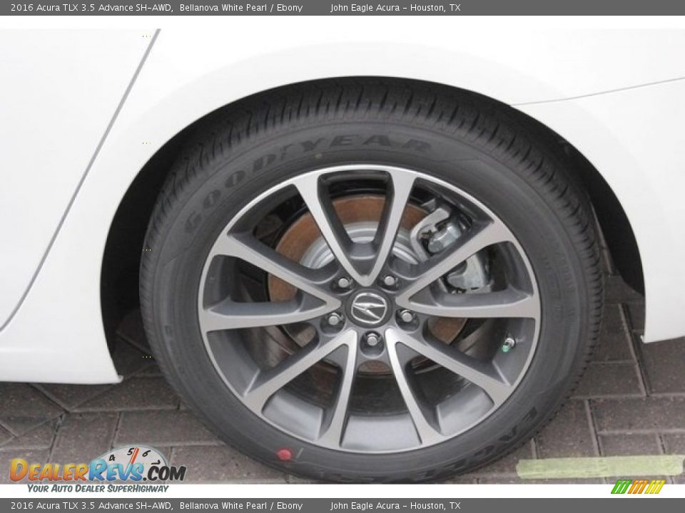 2016 Acura TLX 3.5 Advance SH-AWD Bellanova White Pearl / Ebony Photo #10