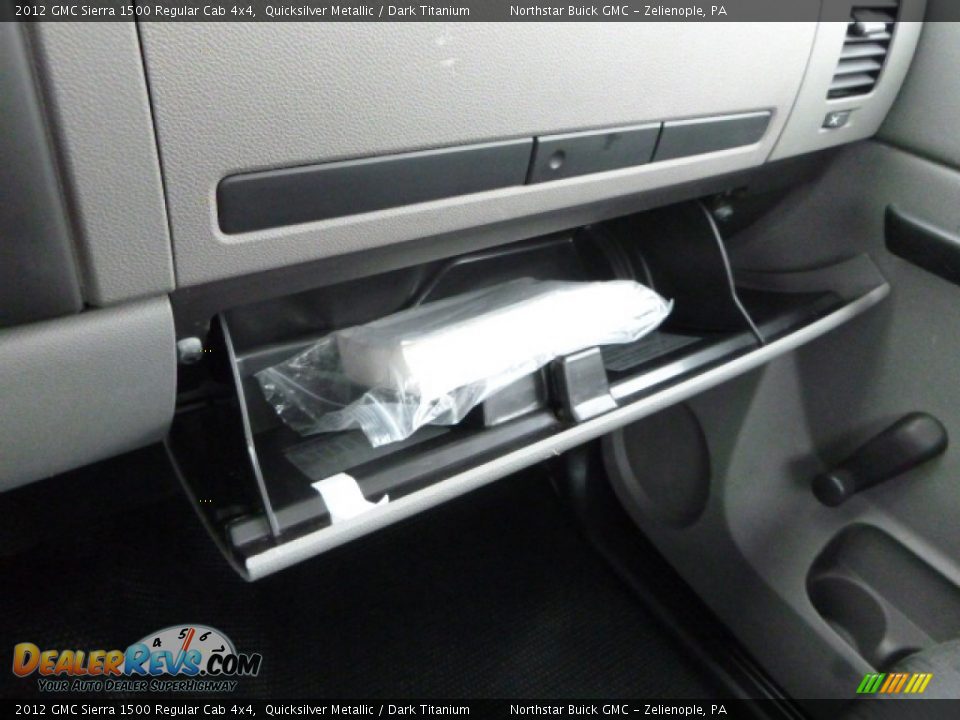 2012 GMC Sierra 1500 Regular Cab 4x4 Quicksilver Metallic / Dark Titanium Photo #26