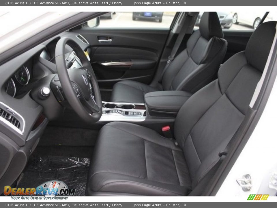 2016 Acura TLX 3.5 Advance SH-AWD Bellanova White Pearl / Ebony Photo #13