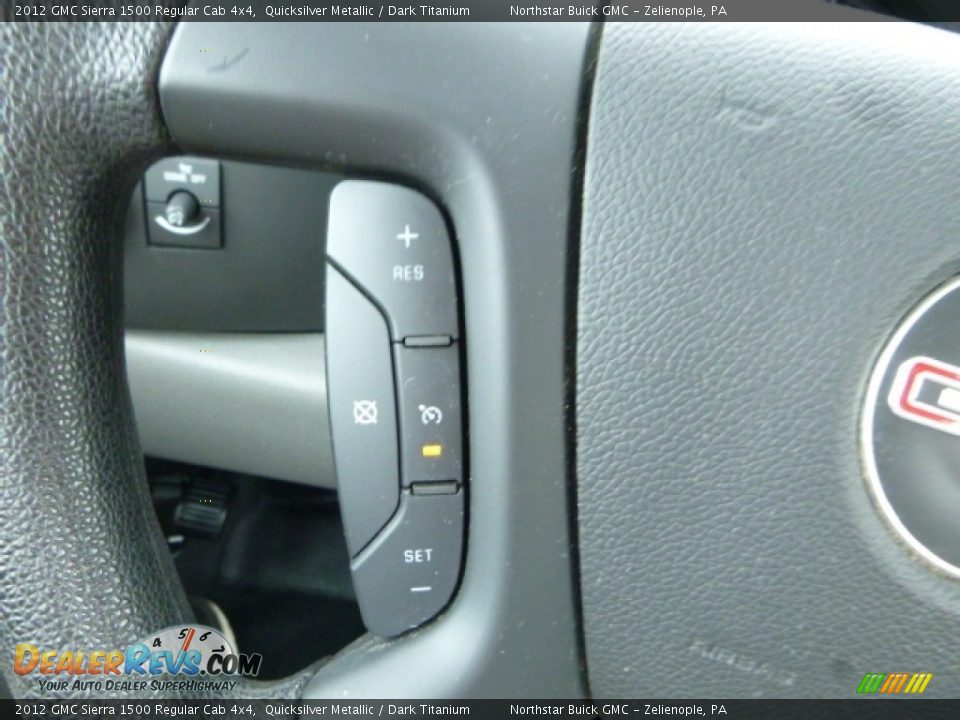 2012 GMC Sierra 1500 Regular Cab 4x4 Quicksilver Metallic / Dark Titanium Photo #28