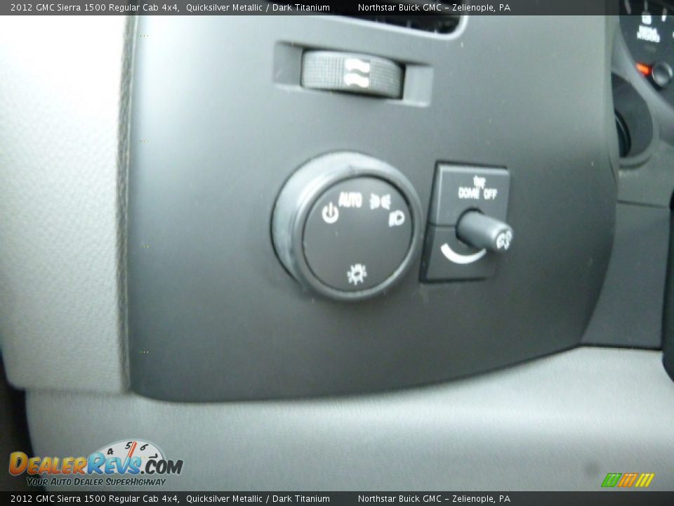 2012 GMC Sierra 1500 Regular Cab 4x4 Quicksilver Metallic / Dark Titanium Photo #29