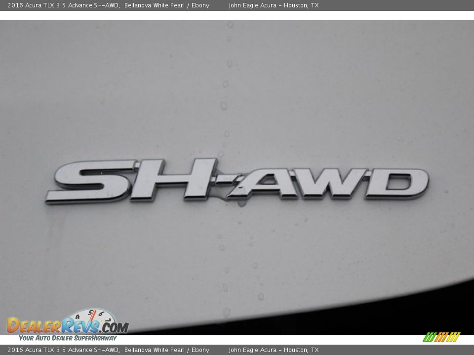 2016 Acura TLX 3.5 Advance SH-AWD Bellanova White Pearl / Ebony Photo #18