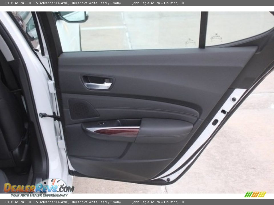 2016 Acura TLX 3.5 Advance SH-AWD Bellanova White Pearl / Ebony Photo #19