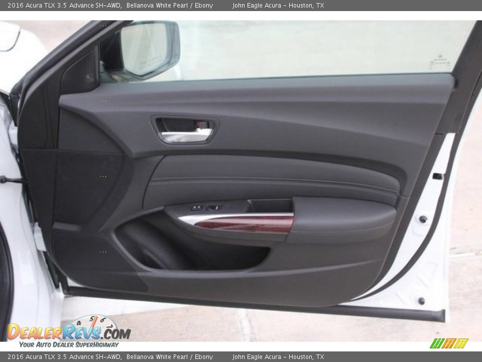 2016 Acura TLX 3.5 Advance SH-AWD Bellanova White Pearl / Ebony Photo #21