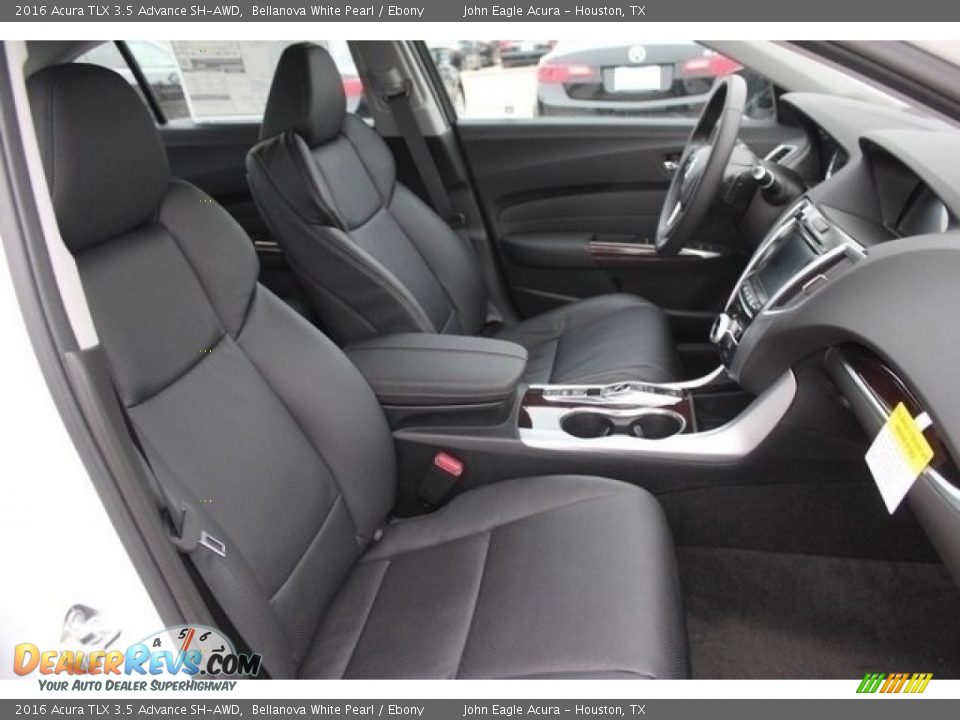 2016 Acura TLX 3.5 Advance SH-AWD Bellanova White Pearl / Ebony Photo #22