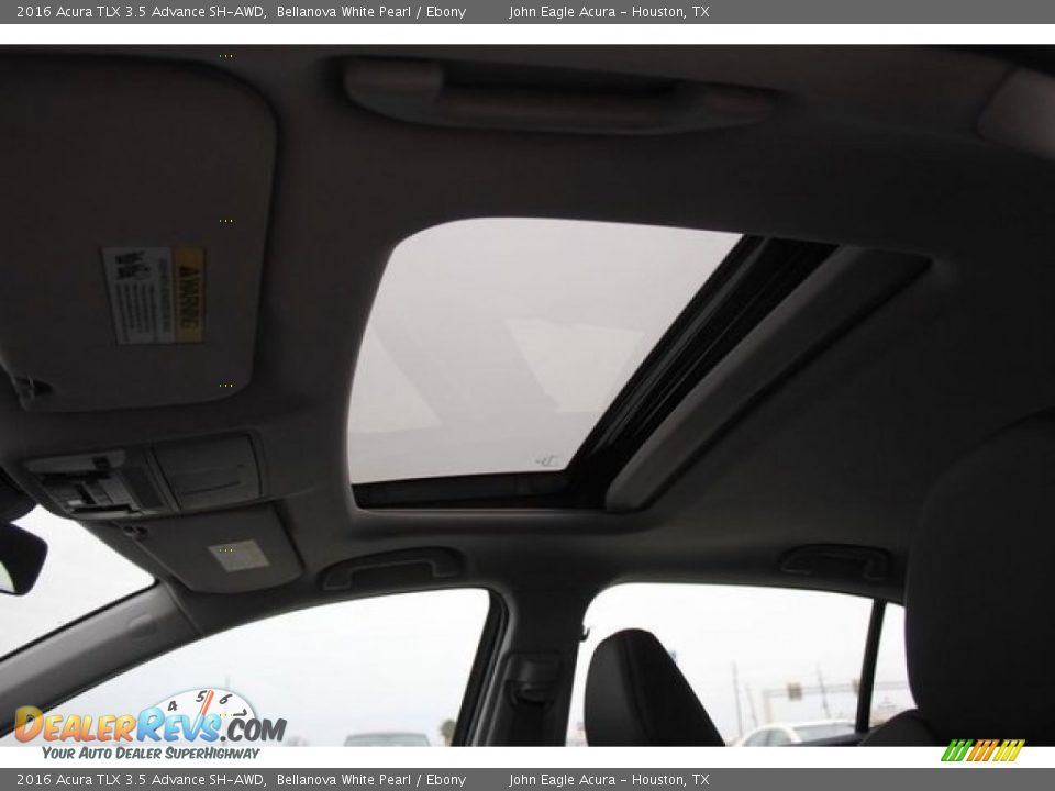 2016 Acura TLX 3.5 Advance SH-AWD Bellanova White Pearl / Ebony Photo #24