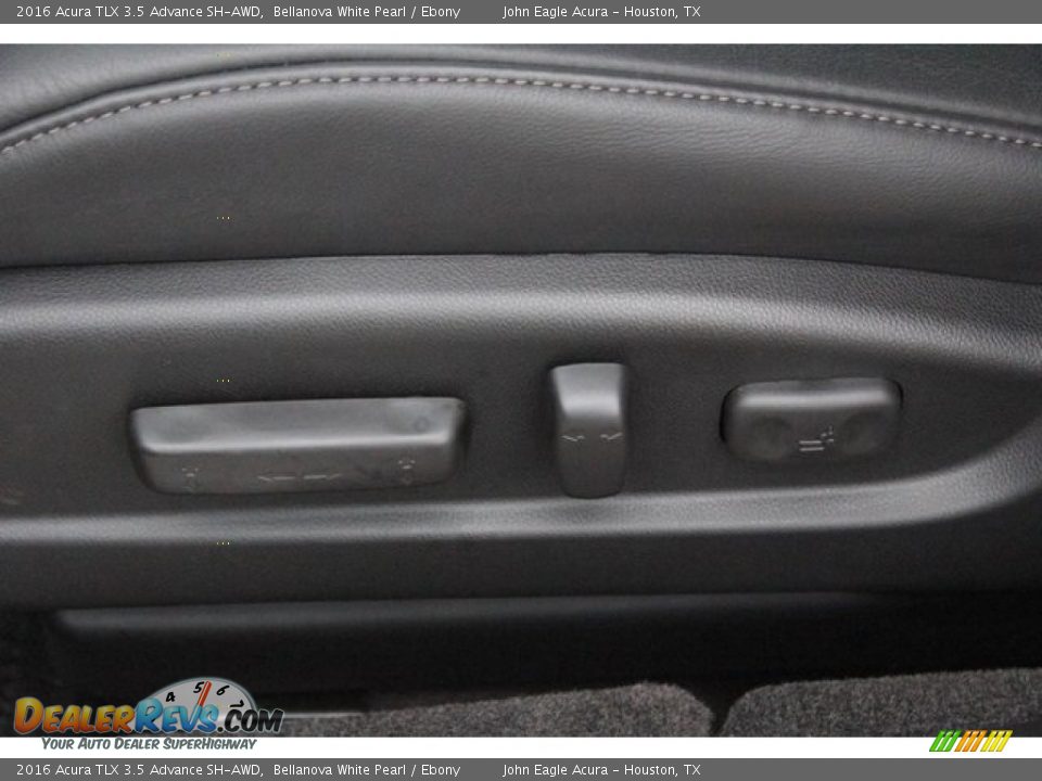 2016 Acura TLX 3.5 Advance SH-AWD Bellanova White Pearl / Ebony Photo #28