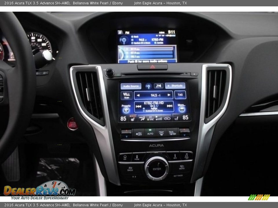 2016 Acura TLX 3.5 Advance SH-AWD Bellanova White Pearl / Ebony Photo #30