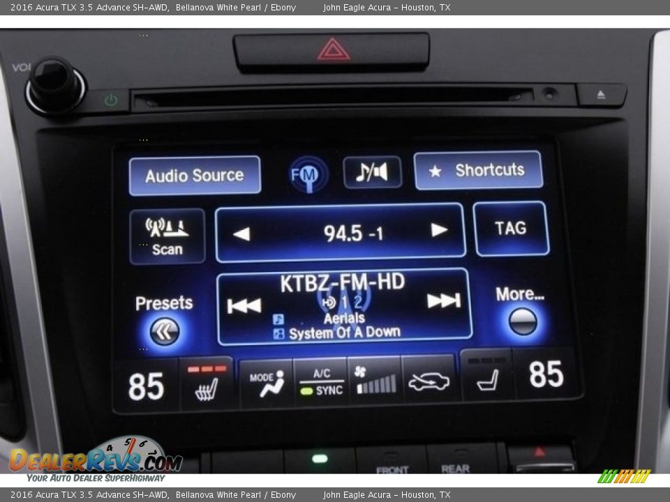2016 Acura TLX 3.5 Advance SH-AWD Bellanova White Pearl / Ebony Photo #32