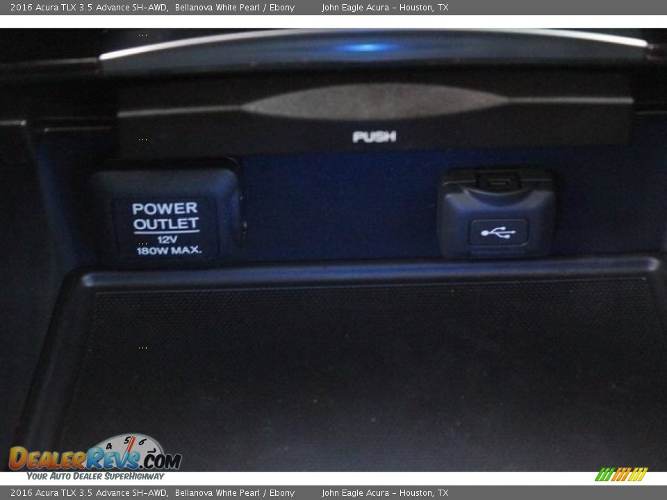 2016 Acura TLX 3.5 Advance SH-AWD Bellanova White Pearl / Ebony Photo #34