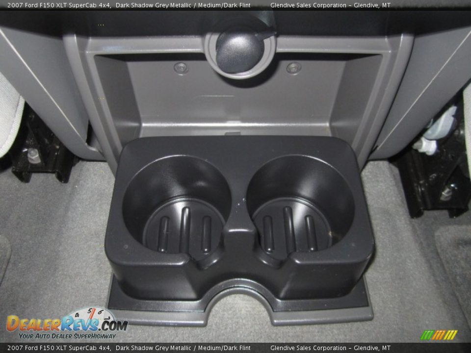 2007 Ford F150 XLT SuperCab 4x4 Dark Shadow Grey Metallic / Medium/Dark Flint Photo #19