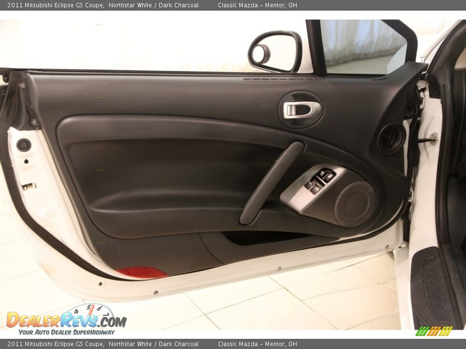 2011 Mitsubishi Eclipse GS Coupe Northstar White / Dark Charcoal Photo #4