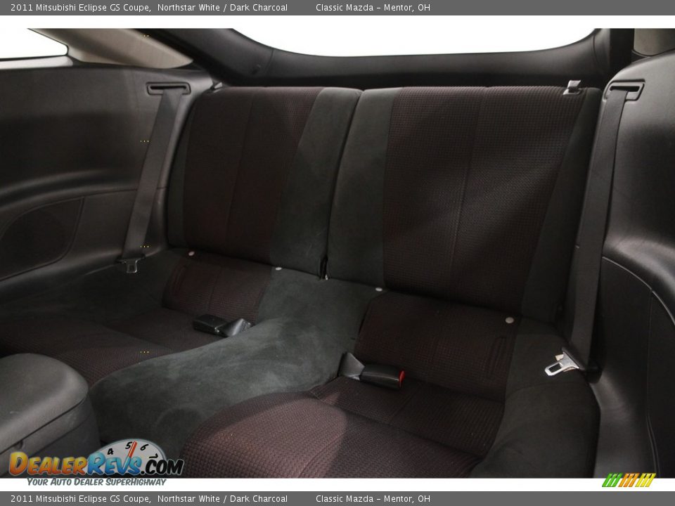 2011 Mitsubishi Eclipse GS Coupe Northstar White / Dark Charcoal Photo #13