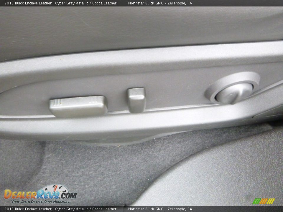 2013 Buick Enclave Leather Cyber Gray Metallic / Cocoa Leather Photo #20