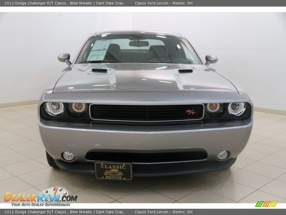 2011 Dodge Challenger R/T Classic Billet Metallic / Dark Slate Gray Photo #2