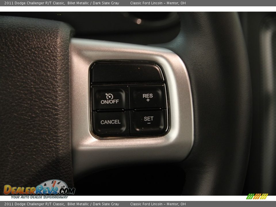 2011 Dodge Challenger R/T Classic Billet Metallic / Dark Slate Gray Photo #9
