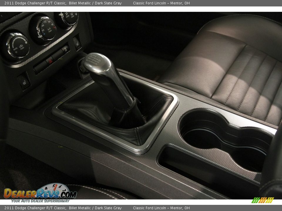 2011 Dodge Challenger R/T Classic Billet Metallic / Dark Slate Gray Photo #12