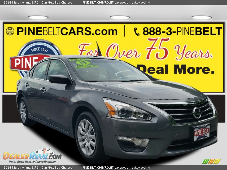 2014 Nissan Altima 2.5 S Gun Metallic / Charcoal Photo #1