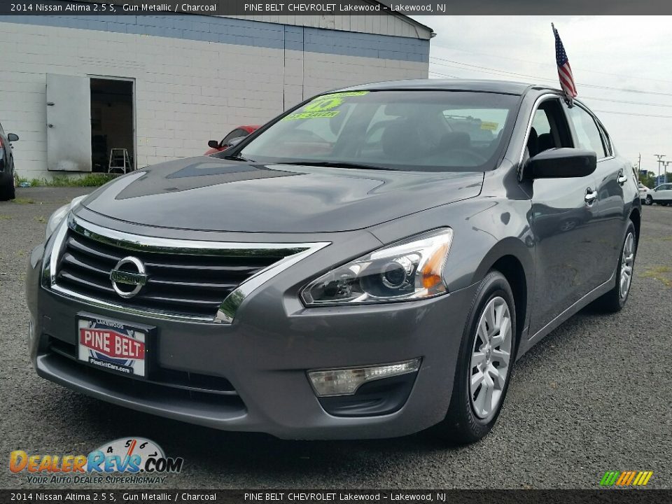 2014 Nissan Altima 2.5 S Gun Metallic / Charcoal Photo #3