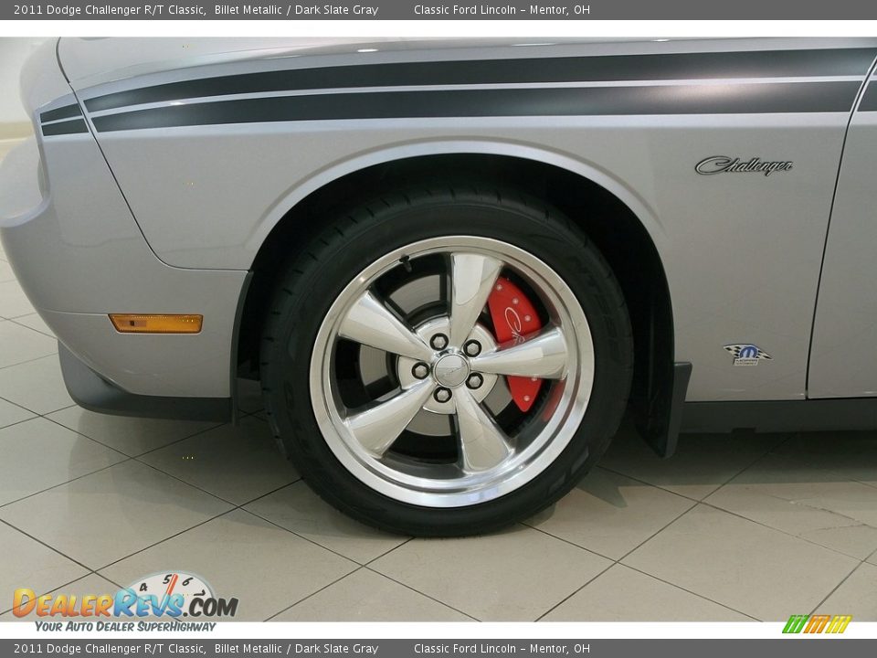 2011 Dodge Challenger R/T Classic Billet Metallic / Dark Slate Gray Photo #22