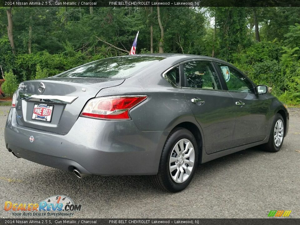 2014 Nissan Altima 2.5 S Gun Metallic / Charcoal Photo #5