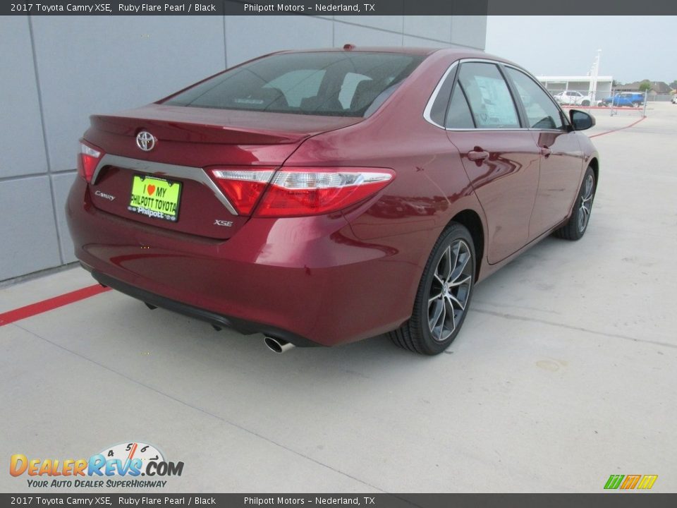 2017 Toyota Camry XSE Ruby Flare Pearl / Black Photo #4