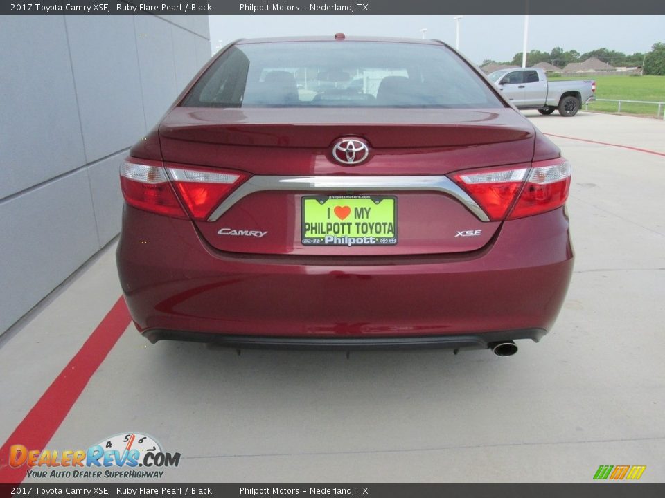 2017 Toyota Camry XSE Ruby Flare Pearl / Black Photo #5