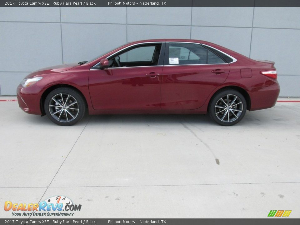 2017 Toyota Camry XSE Ruby Flare Pearl / Black Photo #6