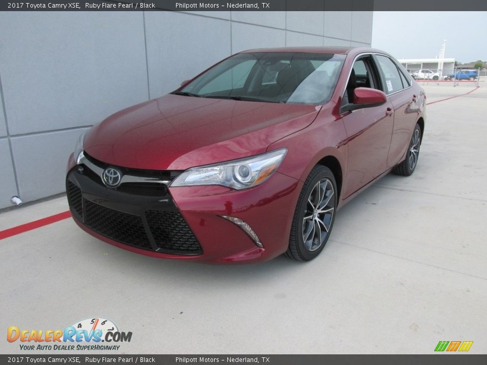 2017 Toyota Camry XSE Ruby Flare Pearl / Black Photo #7