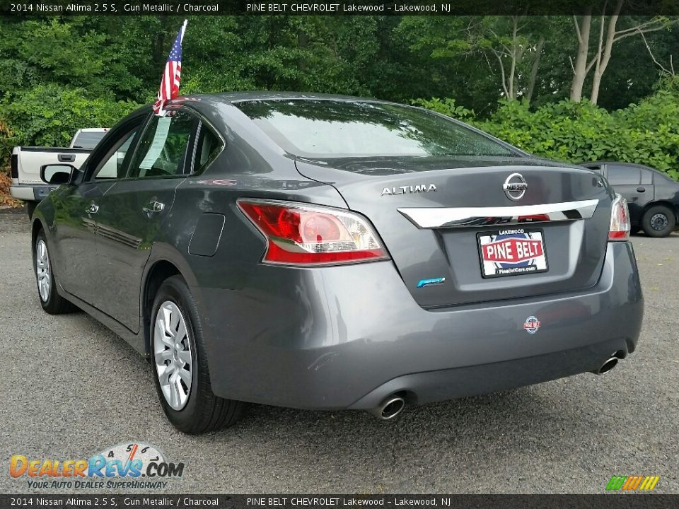 2014 Nissan Altima 2.5 S Gun Metallic / Charcoal Photo #8