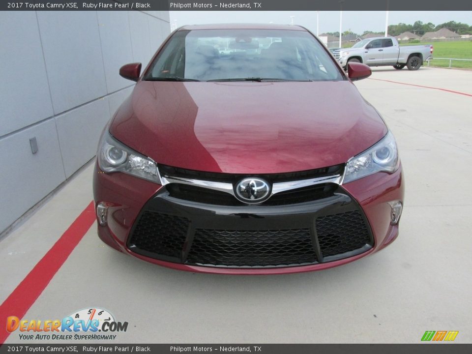 2017 Toyota Camry XSE Ruby Flare Pearl / Black Photo #8