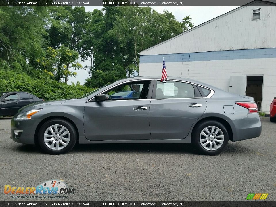 2014 Nissan Altima 2.5 S Gun Metallic / Charcoal Photo #9