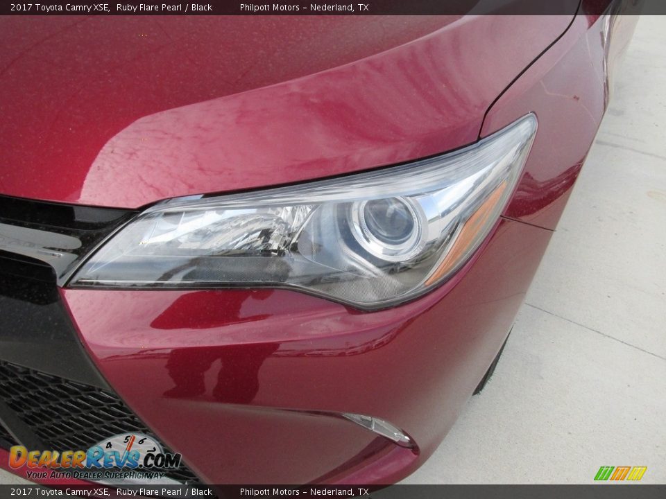 2017 Toyota Camry XSE Ruby Flare Pearl / Black Photo #9