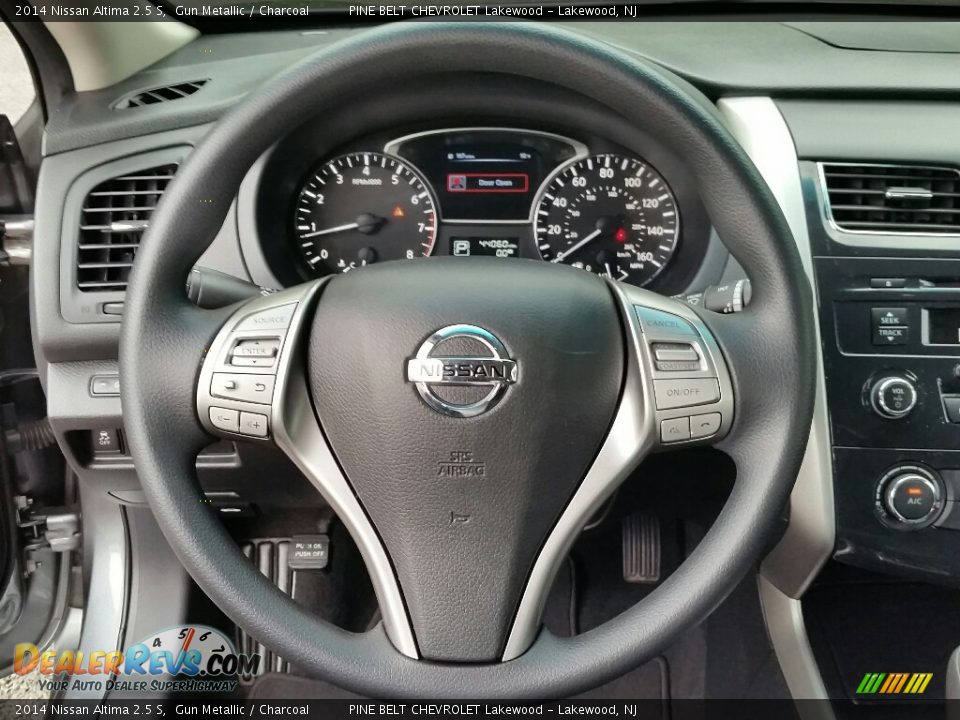 2014 Nissan Altima 2.5 S Gun Metallic / Charcoal Photo #15