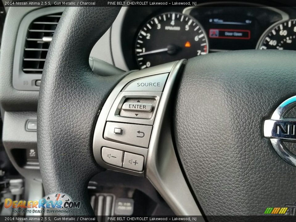 2014 Nissan Altima 2.5 S Gun Metallic / Charcoal Photo #16