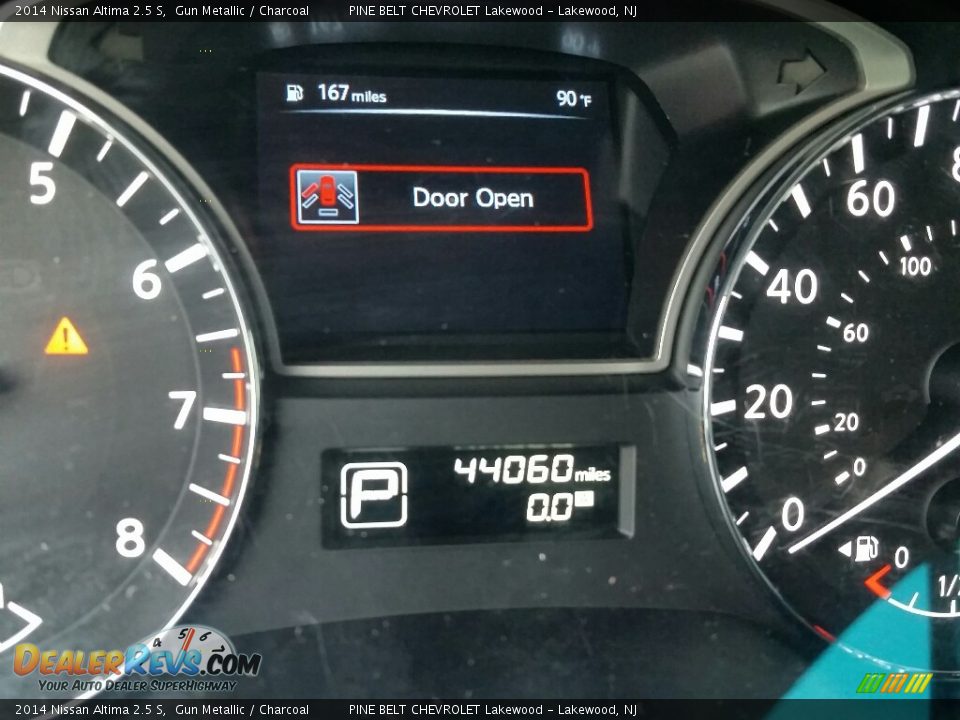 2014 Nissan Altima 2.5 S Gun Metallic / Charcoal Photo #19