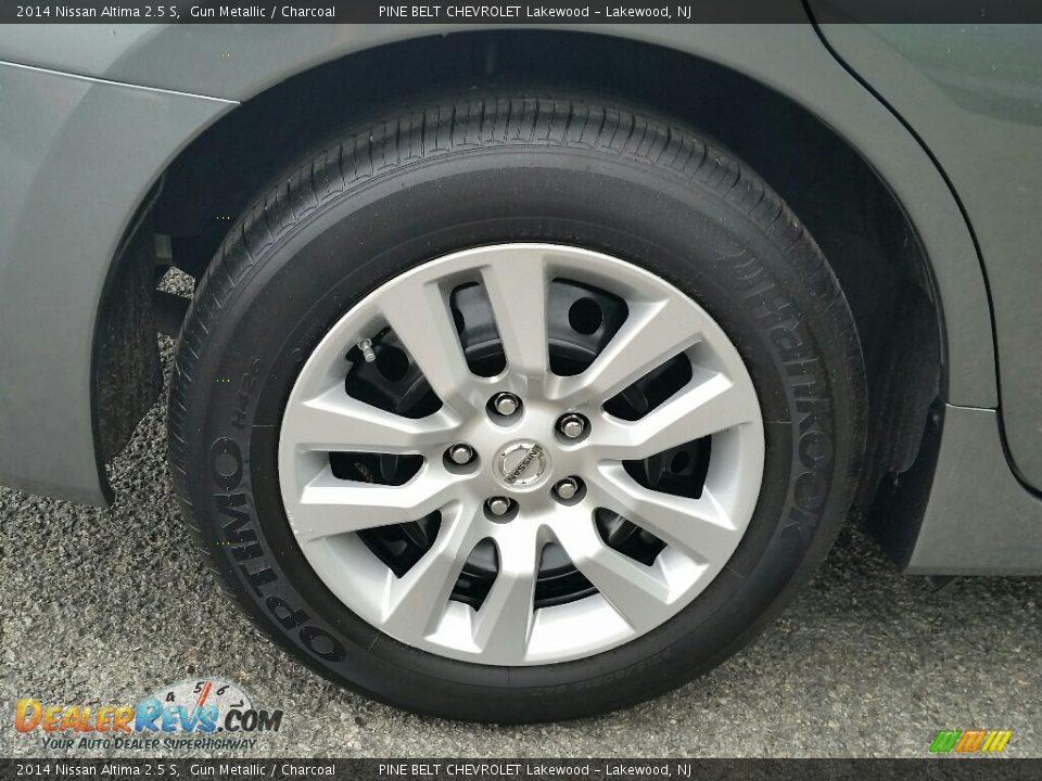2014 Nissan Altima 2.5 S Gun Metallic / Charcoal Photo #28