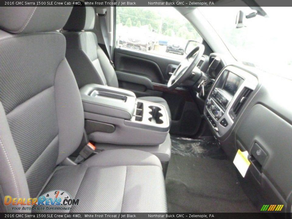 2016 GMC Sierra 1500 SLE Crew Cab 4WD White Frost Tricoat / Jet Black Photo #10