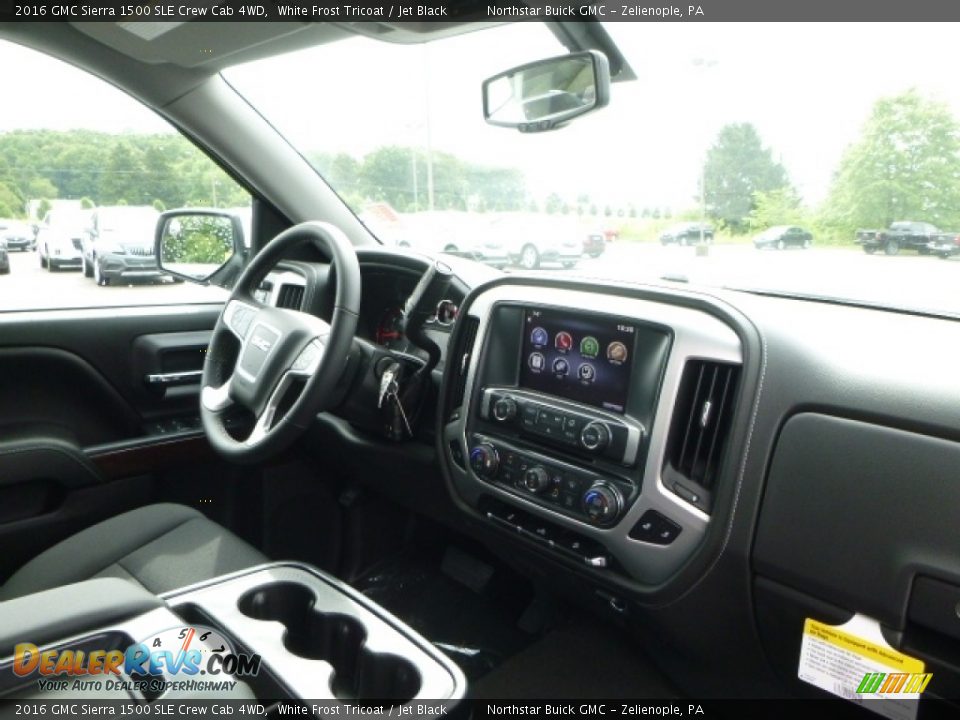 2016 GMC Sierra 1500 SLE Crew Cab 4WD White Frost Tricoat / Jet Black Photo #11