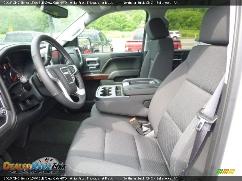 2016 GMC Sierra 1500 SLE Crew Cab 4WD White Frost Tricoat / Jet Black Photo #13