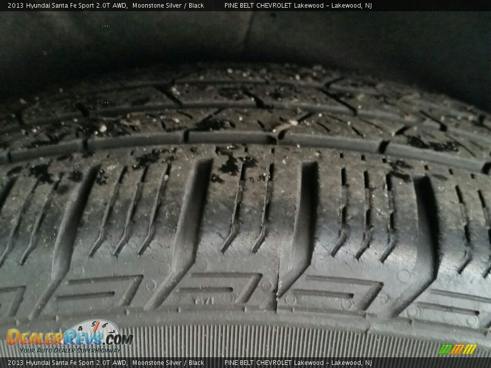 2013 Hyundai Santa Fe Sport 2.0T AWD Moonstone Silver / Black Photo #30