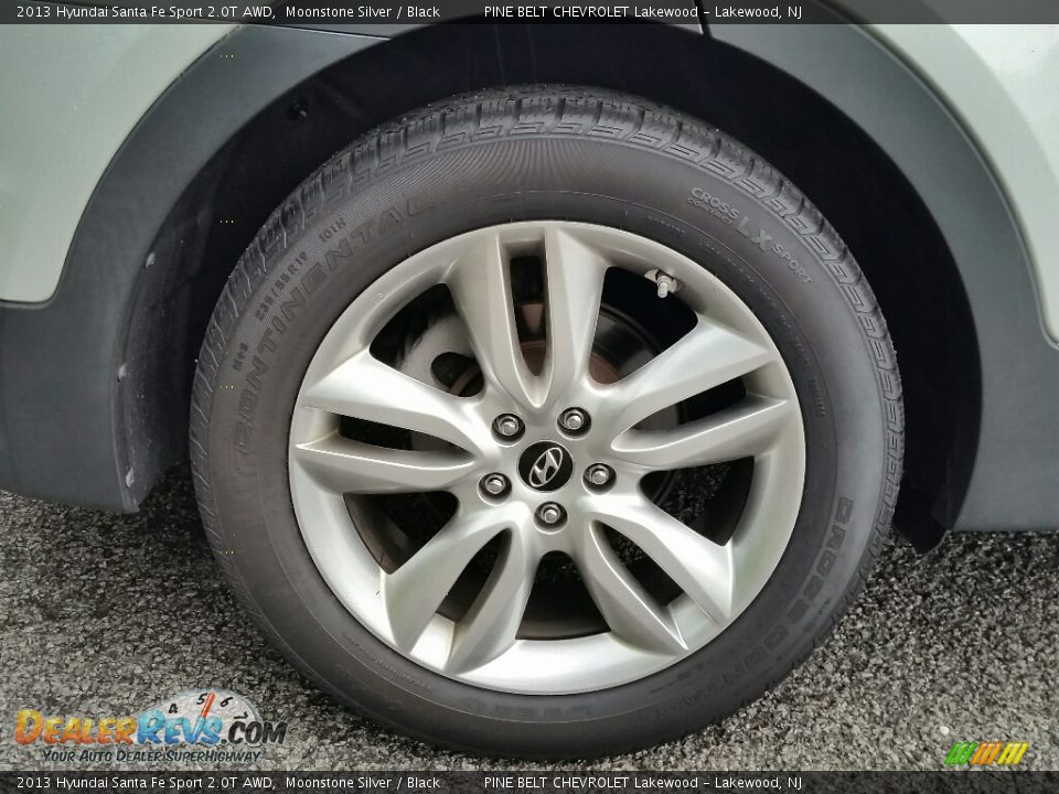 2013 Hyundai Santa Fe Sport 2.0T AWD Moonstone Silver / Black Photo #31