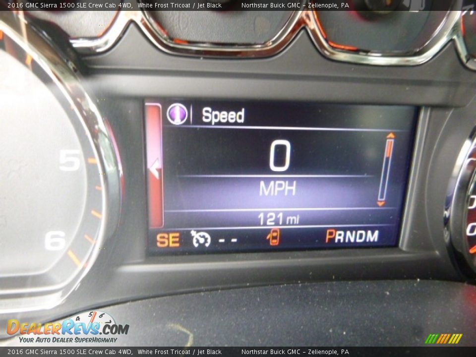 2016 GMC Sierra 1500 SLE Crew Cab 4WD White Frost Tricoat / Jet Black Photo #20