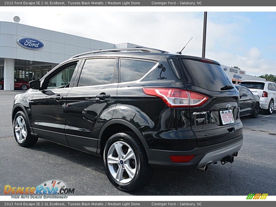 2013 Ford Escape SE 2.0L EcoBoost Tuxedo Black Metallic / Medium Light Stone Photo #5