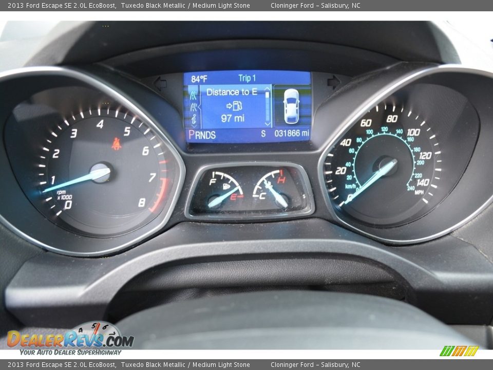 2013 Ford Escape SE 2.0L EcoBoost Tuxedo Black Metallic / Medium Light Stone Photo #21